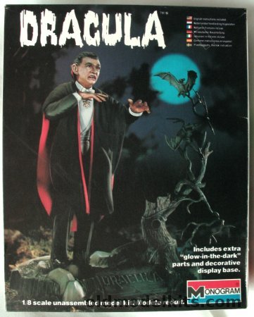 Monogram 1/8 Dracula (ex-Aurora), 6008 plastic model kit